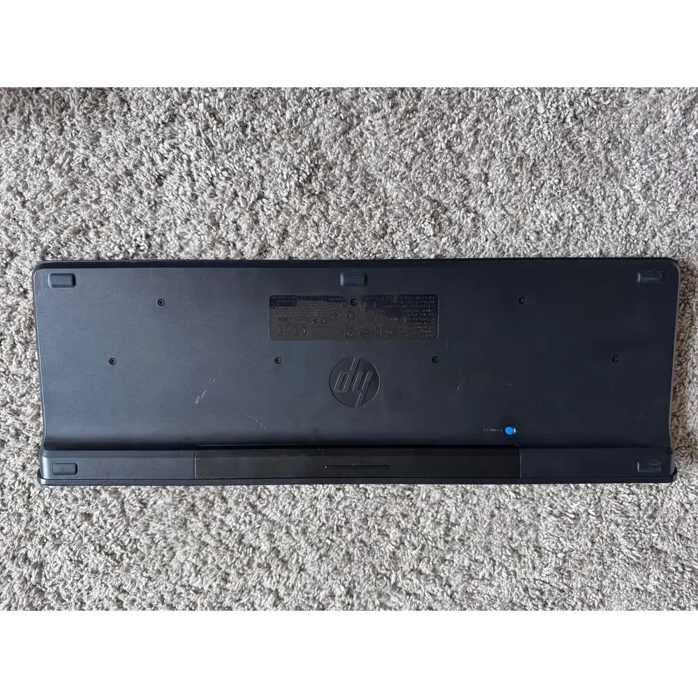HP Bluetooth Wireless Keyboard Full Size Rechargeable Numeric Keypad Works